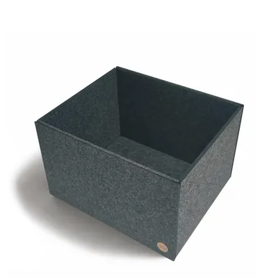 Produktbild von Aufbewahrungsbox CLEAN Filz 29 x 34 x 22 cm ohne Deckel in anthrazit meliert