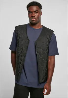 Productafbeelding van Urban Classics Zipped Gilet, zwart - Maat M