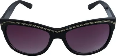 Produktbild von Retro Sonnenbrille - Golden Chain - schwarz