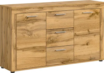 Produktbild von Jam Sideboard 2 Türen, 3 Schubladen Eiche Nachbildung.