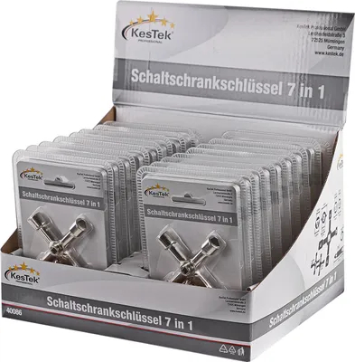 Produktbild von Schaltschrankschlüssel 7 in 1 Display