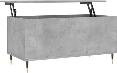 Produktbild von vidaXL Couchtisch Betongrau 90x44,5x45 cm Holzwerkstoff