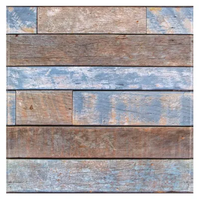 Produktbild von 3D-Wandpaneele, selbstklebend, Holzoptik, 10 Stück, 30 x 30 cm, 3D-Wandverkleidung, selbstklebende Tapete mit Holzoptik, 3D-PVC-Wandpaneele für die Innenwandgestaltung (blau-braunes Holz)