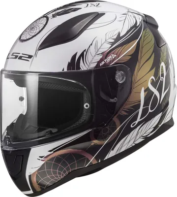 Produktbild von Integralhelm LS2 FF353 RAPID II Boho Glänzend Weiß Schwarz Rosa größe XS