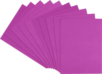 Produktbild von VBS Moosgummi, 2 mm, 40 x 30 cm, 10 Stück Lila