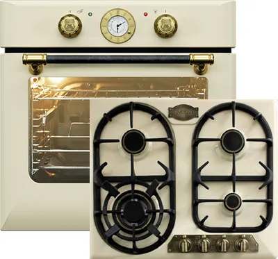 Produktbild von Herd Set Kaiser EH 6432 ElfBE ECO Elektro Einbaubackofen+ KCG 6325 ElfEm Gaskochfeld