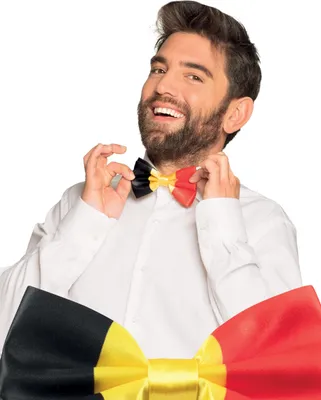 Produktbild von Fliege Belgien Fan Erwachsene - Einheitsgröße