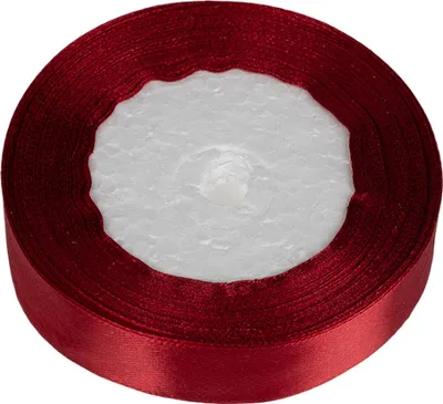 Immagine prodotto di Nastro di raso - 20 mm / 22,5 m - Rosso