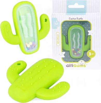 Produktbild von Beißring baby KinderBeißring Silikon Kaktus Gili Gums