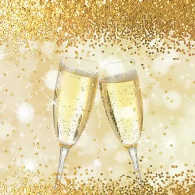 Produktbild von Braun & Company Servietten Motiv Sparkling Moment 33 x 33 cm - 20er Pack