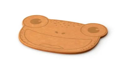 Produktbild von DURACORE Kinderbrett Frosch, Duracore braun 21,9x15,3x0,6 cm 5334 4017167533407