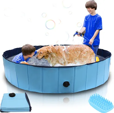 Obrázek produktu pro Yakimz Dog Pool Pet Pool Náhradní náplast Dárkové lepidlo PVC + MDF Koupel Skládací 160 * 30 cm