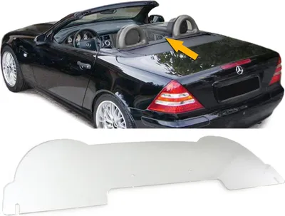 Produktbild von Premium Windschutz Windschott Acrylglas klar für Mercedes SLK R170 96-04