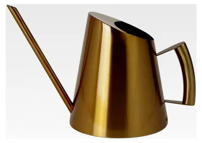 Produktbild von Gießkanne aus Edelstahl für Zimmerpflanzen mit langem Auslauf, 900ml/1500ml