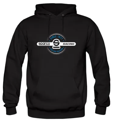 Zdjęcie produktu dla Super Oferta: Bluza z kapturem Sparco 1977 (czarna) XL
