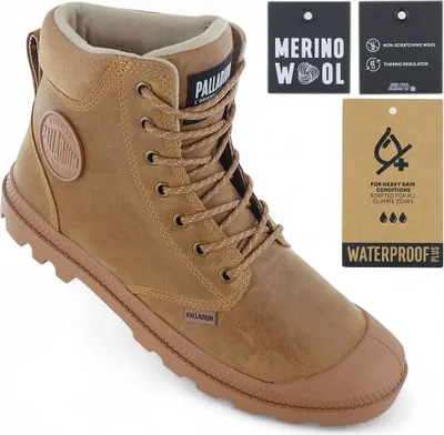 Produktbild von Palladium Pampa Sc Thins Wp+ Mahogany Größe EU 42