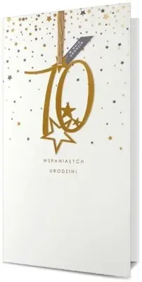 Immagine prodotto di Biglietto di compleanno 70