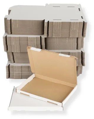 Produktbild von Großbriefkarton DIN A4 - 350 x 250 x 20 mm, weiß 200 Stück