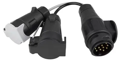 Immagine prodotto di Adattatore di transizione per presa di rimorchio (da 13 a 7 poli), 12 V