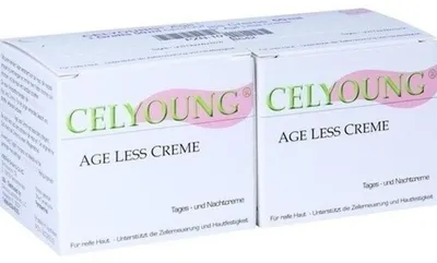 Produktbild von CELYOUNG age less Creme plus eine gratis