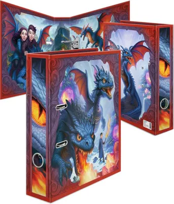 Image de HERMA 20141 Classeur à pochettes HERMA « Dragon », format A4, largeur du dos : 70 mm