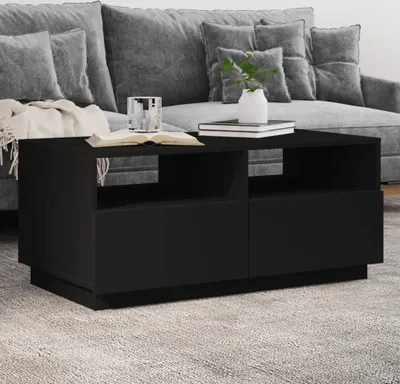 Obrázok produktu pre Maison Exclusive - Konferenčný stolík s LED osvetlením Čierny 90x49x40 cm