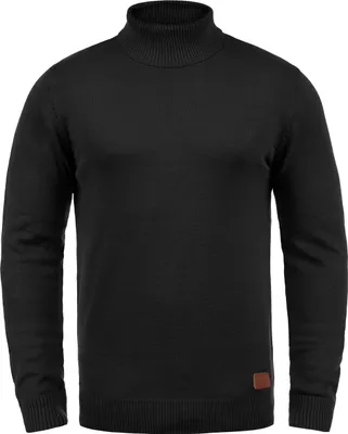 Produktbild von BLEND BHLatif Herren Rollkragenpullover Pullover Strickpullover mit Rollkragen Rippbündchen Baumwollmischung Regular fit