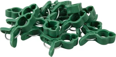 Produktbild von Windhager Pflanzenclips MINI für junge Triebe, Orchideen und Kleinpflanzen, für Rankstäbe bis 14 mm