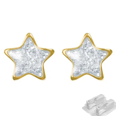 Produktbild von Medizinische Ohrstecker: Erstohrstecker Studex 75 „Glitter Herz oder Stern“ Stern
