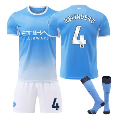 Immagine prodotto di No name no number Maglia da calcio del Manchester City per le partite in casa della stagione 26-27, per bambini e adulti. TAGLIA:16