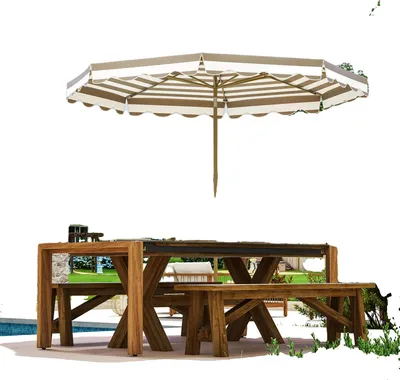 Immagine prodotto di Ombrellone da giardino, Ø 2,68 m, funzione di inclinazione
