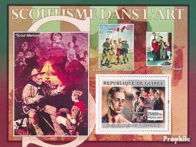 Produktbild von Briefmarken Guinea 2007 Mi Block 1253 (kompl. Ausgabe) postfrisch Pfadfindererinnerungen