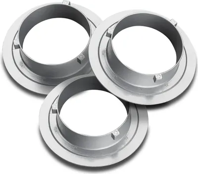 Produktbild von Walimex pro Softboxadapter für Walimex pro & Walimex K – Aluminium Softbox Adapter für den Speedring Ihrer Softbox, Ø 15,2 cm, passend für alle Walimex pro und Walimex K Studioblitz Serien
