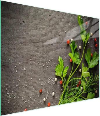 Produktbild von Glasschneidebrett 52x30 Pfeffer