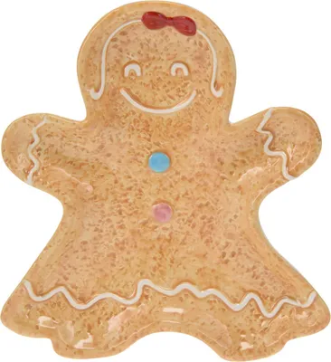Obrázek produktu pro Servírovací talíř COOKIE, perníková figurka, 22 x 19 cm