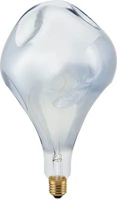 Produktbild von SIGOR LED 6W Giant Drop silber metallic E27 160lm 1800K dimmbar Globe A165 Warmweiss