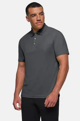 Immagine prodotto di HAKRO® 10008676288532 HAKRO® Herren Polo Shirt Coolmax (fibre di poliestere) grau Größe 2XL