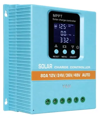 MPPT Solar Laderegler 12-48V, 100A, LCD, Dual USB