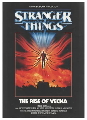 Produktbild von Stranger Things Kunstdruck The Rise of Vecna Limited Edition 42 x 30 cm
