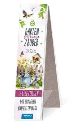 Image de Trötsch Lesezeichenkalender Gartenzauber 2026