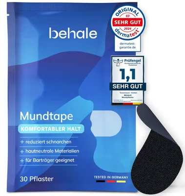 Image de Bande buccale anti-ronflement - Respiration nasale - Lot de 30 - Usage nocturne