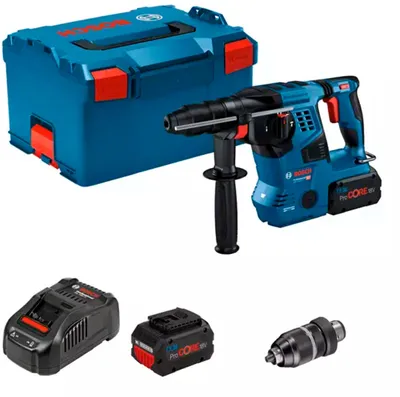 Immagine prodotto di Martello rotante a batteria con SDS più GBH 18V-28 CF, 2 batterie ProCORE18V 8,0Ah in L-BOXX