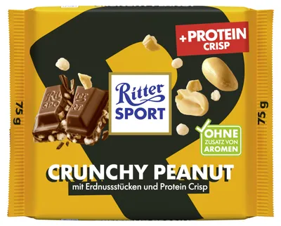 Immagine prodotto di Ritter Sport Croccante alla nocciola e proteine confezione da 75g