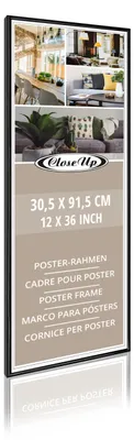 Produktbild von Posterrahmen 30,5 x 91,5 cm schwarz