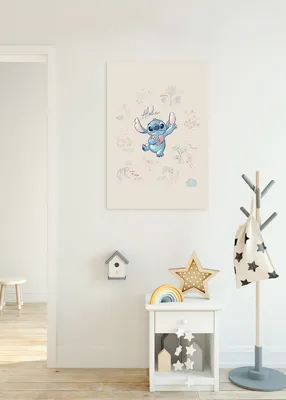 Produktbild von Komar Keilrahmenbild - Disney Lilo and Stitch In the Sun - Größe: 60 x 90 cm