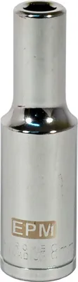 Produktbild von Langer 1/2-Zoll-Sechskant-Einsatz, Verchromt, 9 Mm – E-400-1509