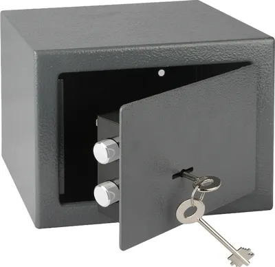 Produktbild von Tresor 17 (Türschloss: mit Schlüssel, Farbe: schwarz) Türschloss: mit Schlüssel Farbe: schwarz