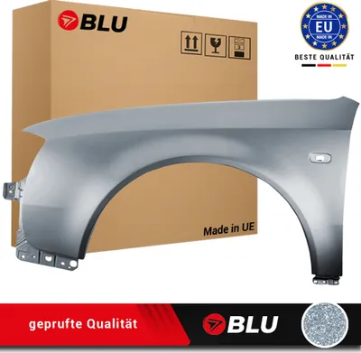 Image de BLU Aile Compatible avec Audi A6 C5 LY7M Gauche Silber AluSilber | 1997-2001 | Avant | Peint| Prêt à Monter | Acier