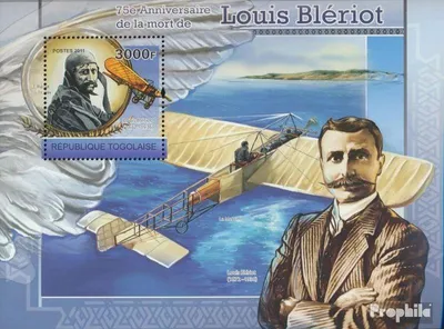 Produktbild von Briefmarken Togo 2011 Mi Block 596 (kompl. Ausgabe) postfrisch 75. Todestag von Louis Bleriot