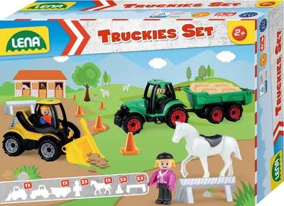 Produktbild von Lena Truckies SM01632, Fahrzeug-Set, 2 Jahr(e), Mehrfarbig